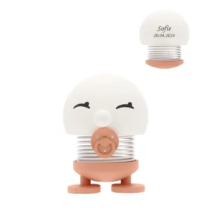 Baby Hoptimist med sut, pige - Dåbsgave