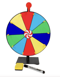 Spin The Wheel Lykkehjul - til Polterabend