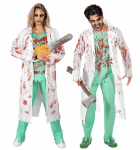 Zombie Læge Kostume - Halloween