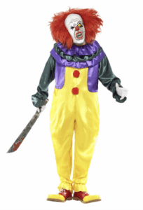 Klassisk Gyserklovn Kostume - Halloween