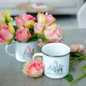 Barnedåb - Kop med navn