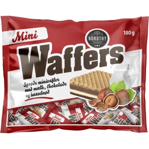 Nordthy Mini Waffers - 150 g til Skt. Nikolaus Dag