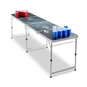 BEER PONG BORD FLIP CUP PARTYVIKINGS - OFFICIELLE MÅL - 18 års fødselsdagsgave