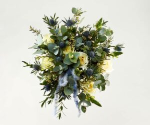 Brudebuket i vinterlook