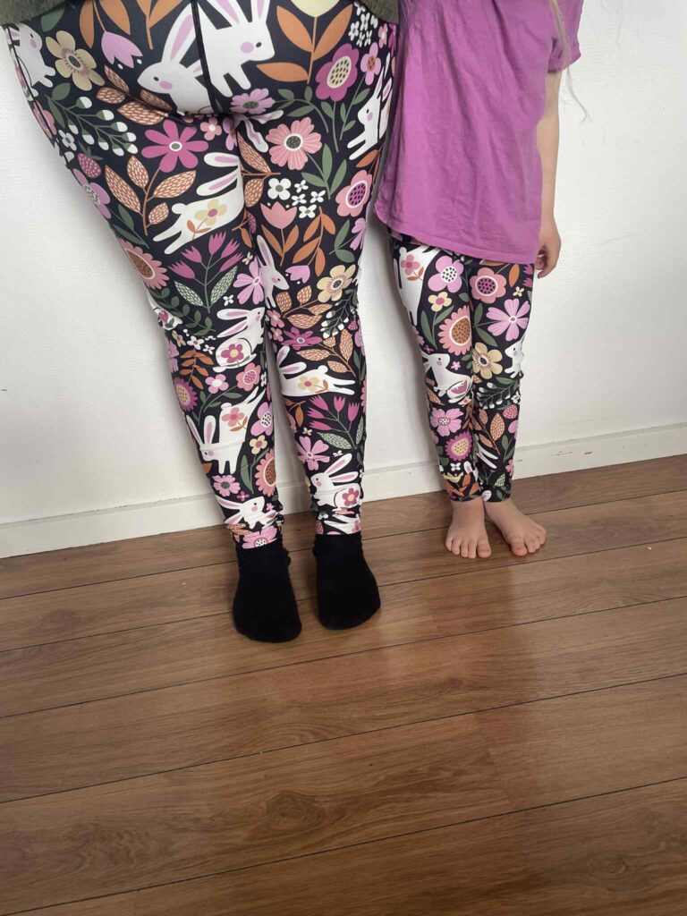 Træningsleggings fra MayaFreya - Mor og datter sæt