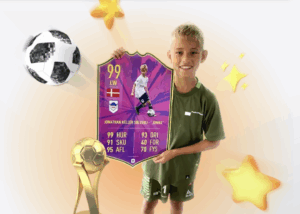 PERSONLIGT FODBOLDKORT TIL ALLE DER ELSKER FODBOLD - 10 års fødselsdagsgave