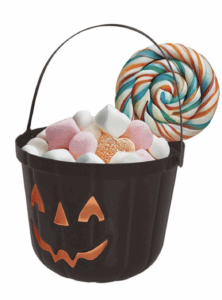 Græskar Slikspand Sort