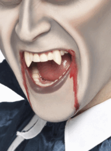 Vampyrtænder til halloween