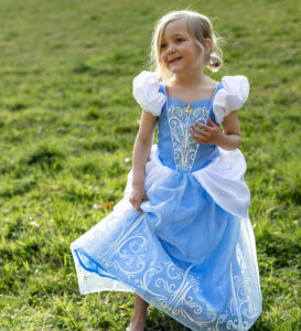 fastelavns kostume til pige prinsesse kjole
